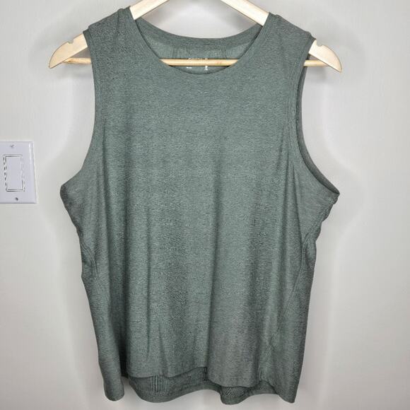 JOCKEY Sage Green Athletic Tank Top Size M - Picture 1 of 6